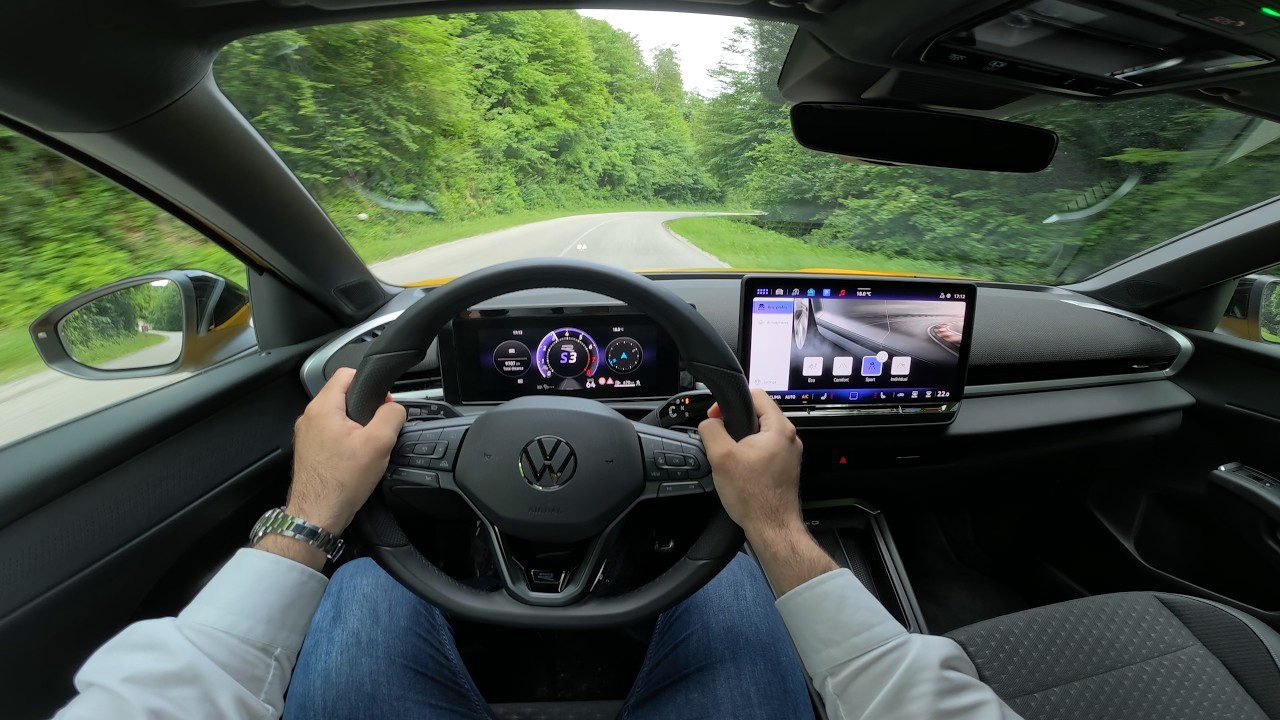 VOLKSWAGEN T-ROC 2026 - POV test drive (COUNTRY ROADS & highway) eTSI 150 HP