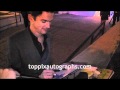 Matt Bomer - Signing Autographs at USA Network Upfronts in NYC