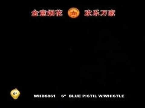 Display shell fireworks - 6" Blue ...