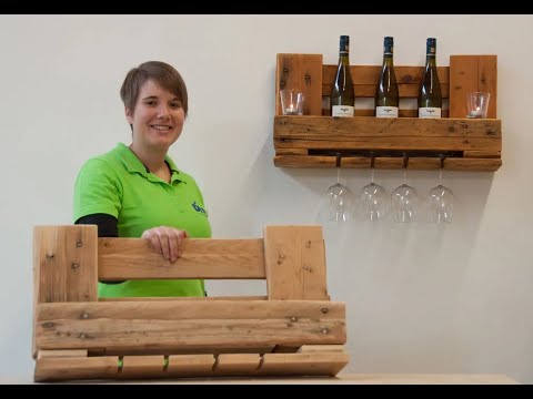 Pr Terminal Weinregal Aus Paletten Selbst Bauen