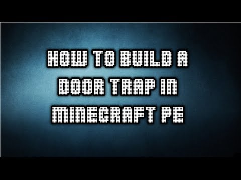 how to use trap doors in minecraft pe