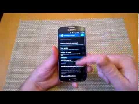 how to usb debugging galaxy s4