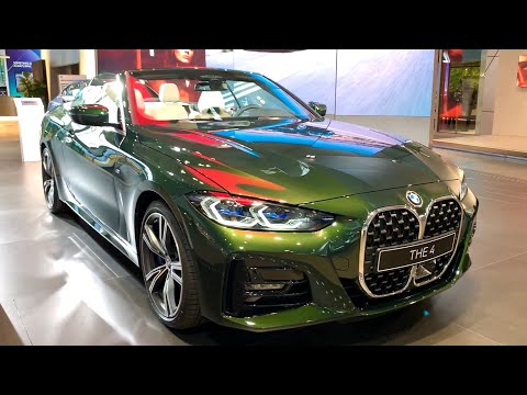 New BMW 4 Series CONVERTIBLE 2021 - exterior, interior, visual REVIEW & PRICE (430i M Sport)
