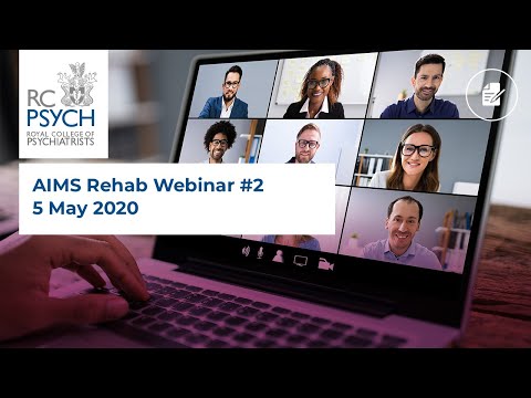 AIMS Rehab Q&A with Dr Sri Kalidindi and Professor Helen Killaspy