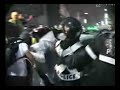South Korean polices attacked to citizens by shields