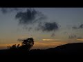 2009年７月16日工房裏の夕雲の動き