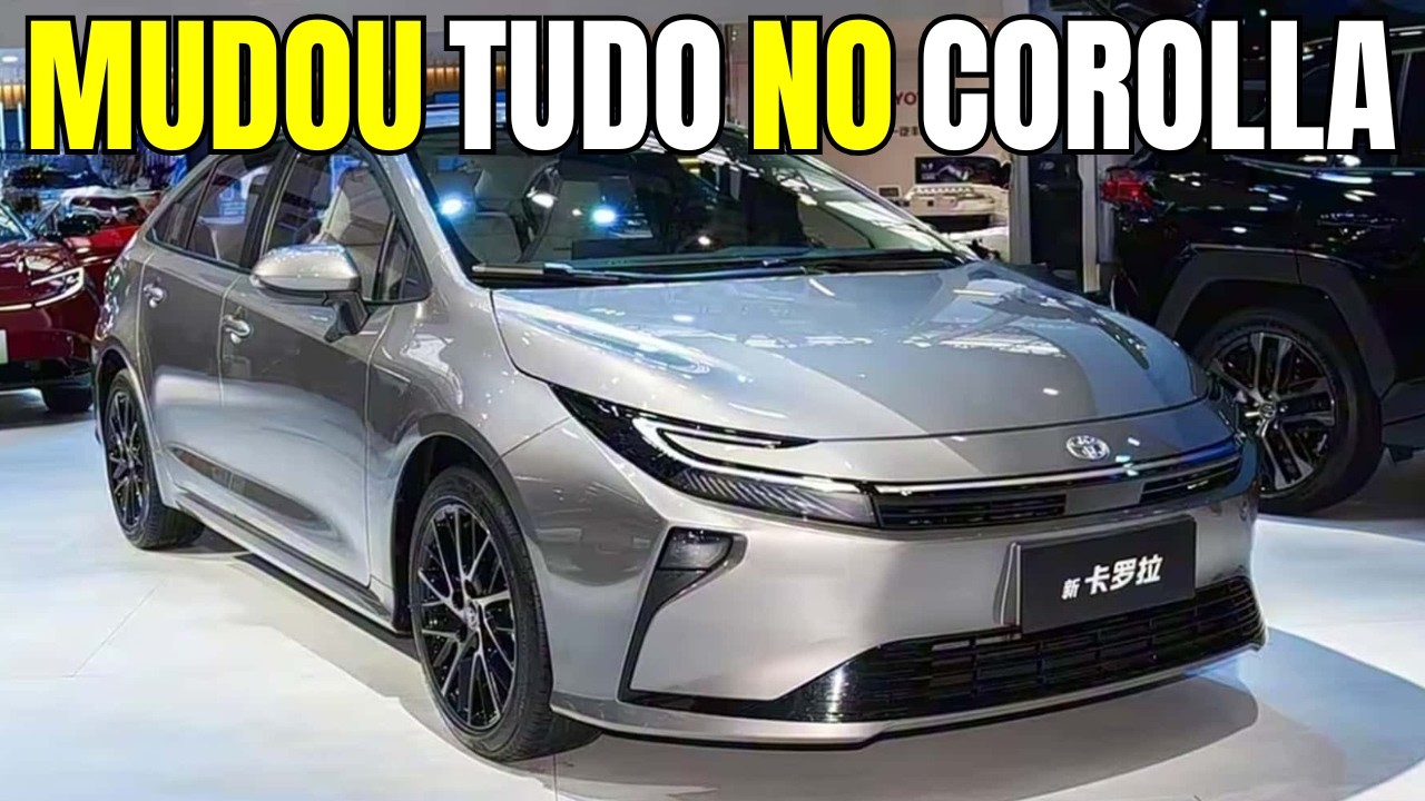 Toyota Corolla 2026 REVELADO: Veja como ele MUDOU!