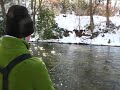 Fishing in NC Snow - 'Blizzard of 2009' - Jeff Wilkins Fly Fishing
