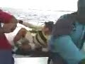 remando en la salada