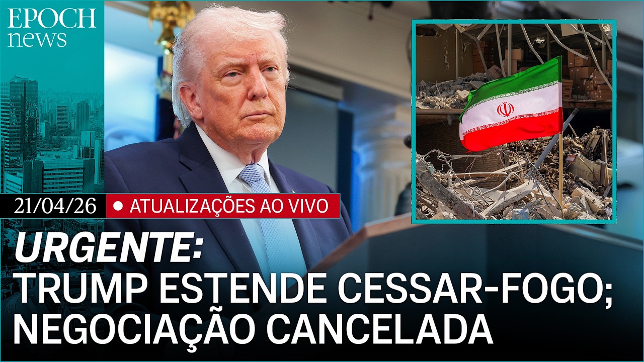 🔴  URGENTE: Trump cancela ataques ao Irã; Cessar-fogo  estendido; Negociações cancelado