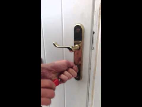 how to snap cylinder lock