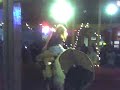 it was leah's last night as a daisy dukes girl. this is their first attempt at riding the bull together.