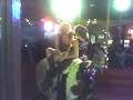 it was leah's last night as a daisy dukes girl. this is their first attempt at riding the bull together.
