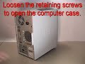 How to install RAM memory on an HP PC How to install RAM memory on an HP PC