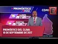 Clima para hoy 18 de septiembre de 2017