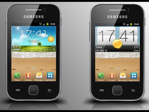 how to remove widgets from samsung galaxy y