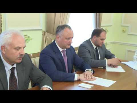 Președintele Republicii Moldova, Igor Dodon a avut o întrevedere cu Ambasadorul Michael Scanlan, şeful Misiunii OSCE în Moldova