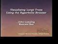 Hyperbolic Tree Browser -- 1995