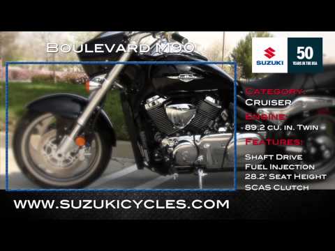 M90 - This video is the fifth segment of the show #11. Great head to Suzuki to ride the 2013 M90 Boulevard Cruiser and give you some impressions. All links to info...