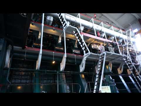 DK The Diesel - Built in 1932, it was the world's largest diesel engine for more than 30 years. The eight cylinder engine is still operational and produces 15.000kW (22.500h...