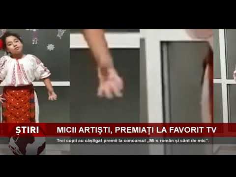 Micii artiști, premiați la Favorit TV