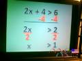 videos de Moe's Notes on Solving Linear Inequalities