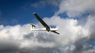 Landing the ASK23 on Hammer Glider Field (EKHM)