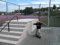 Skateboard jump by Robbie 8yrs old