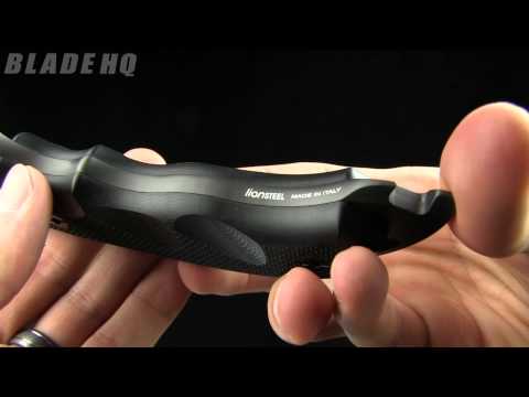 Blackwater Ursa 6 Spear Point Fixed Blade Knife Black G10 (5.95" Black Serr)