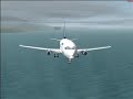 FS2004 BOEING 737-200 ADV landing SAWH USHUAIA