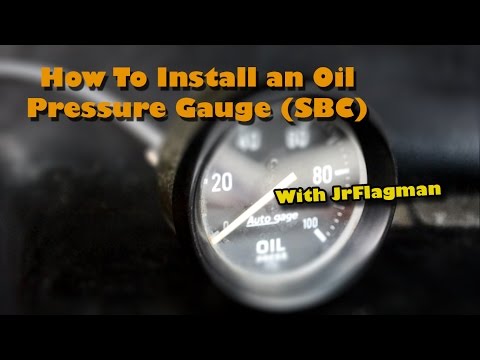 how to install oil pressure gauge