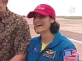 STS-117 - ATLANTIS  CREW RETURNS TO JOHNSON SPACE CENT