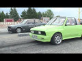 BMW E30 (M5) vs. Yugo Cabrio Turbo
