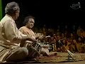 ustad alla rakha and ravi shankar show tabla-strokes followed by a solo in Jhaptaal by Ustad alla rakha