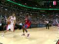 Andrea Bargnani Shakes Reggie Evans and Finishes With a Reverse Dunk