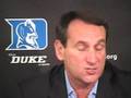 Duke's Coach K interview