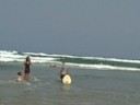 on the beach of dakar
