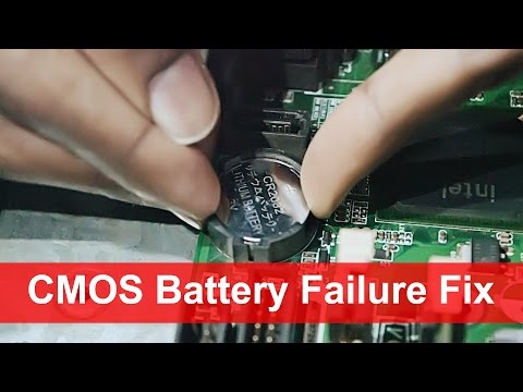 how to know cmos battery low
