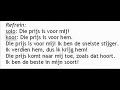 Die prijs is voor mij (kunstenaar) zonder zang, nisno Die prijs is voor mij (kunstenaar) zonder zang, nisno
