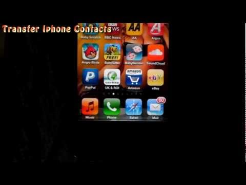how to sync contacts from iphone to computer