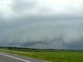 Schitterende shelfcloud Emmeloord
