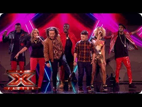 The Final 5 sing Burn by Ellie Goulding- Live Week 8 - The X Factor 2013
