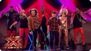 Нажмите для просмотра : The Final 5 sing Burn by Ellie Goulding- Live Week 8 - The X Factor 2013