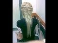 Trenza de raiz con melena suelta por debajo-pedido Benimira