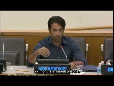 Mosab Hassan Yousef, the Green Prince speaks at UN about Israel and the