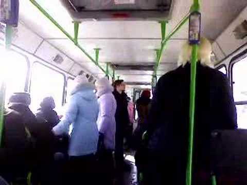 Novosibirsk. Spring. Public Transport