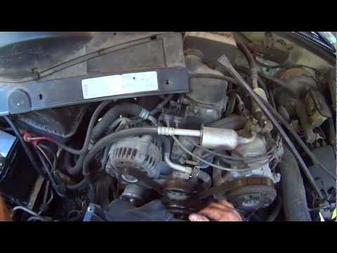 How to change a Chevy G.M. Truck Water pump and Radiator