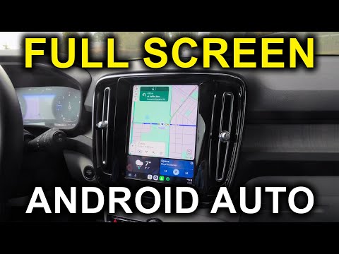 volvo xc40 2019 2022 full screen android auto and apple carplay in xc40 with sensus system