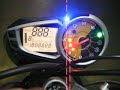 Triumph Street Triple R 2010, settings Rpm