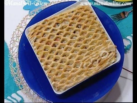 قالب فطيرة الدجاج - منال العالم